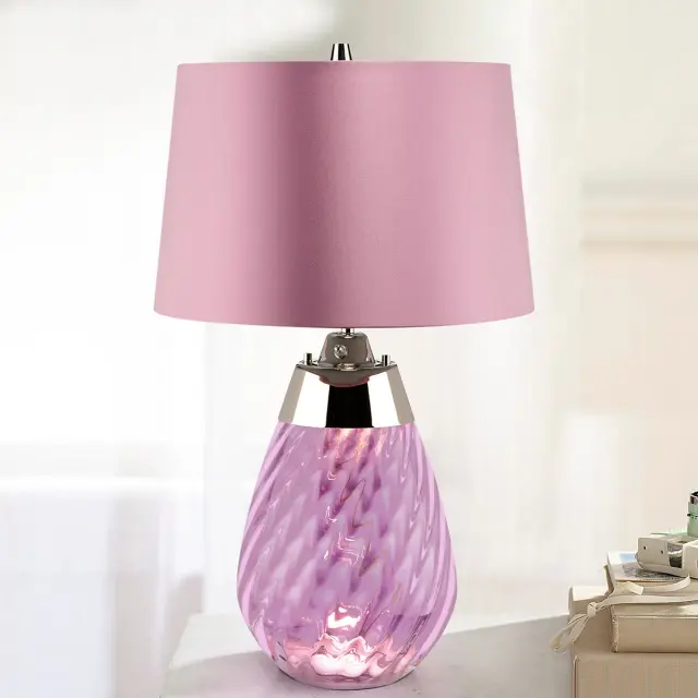 Настольная лампа Elstead Lighting LENA-TL-S-PLUM — фиолетовый, ракурс 5