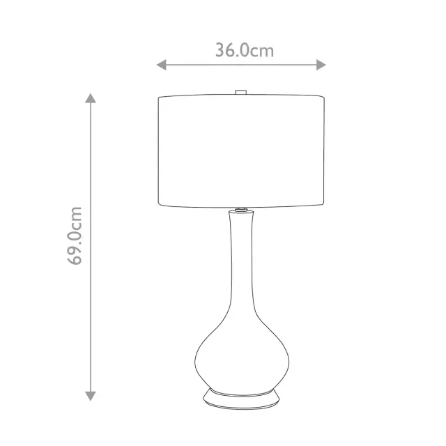 Настольная лампа Elstead Lighting MILO-AB-TL-LANT — белый, ракурс 7