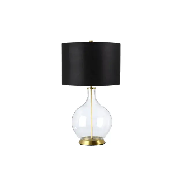 Настольная лампа Elstead Lighting ORB-CLEAR-AB-BLK — латунь