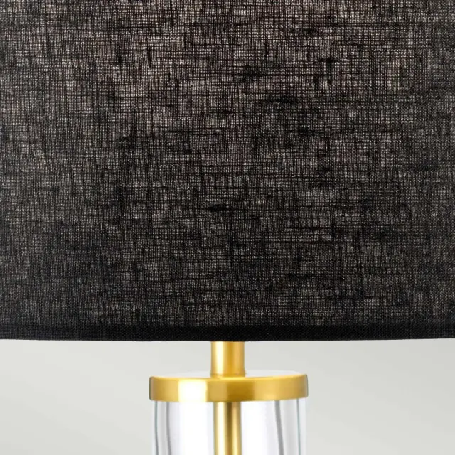 Настольная лампа Elstead Lighting ORB-CLEAR-AB-BLK — латунь, ракурс 2