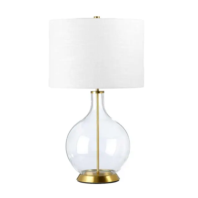 Настольная лампа Elstead Lighting ORB-CLEAR-AB-WHT — латунь, ракурс 5