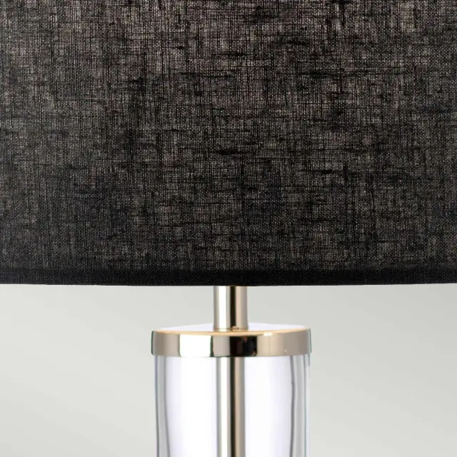 Настольная лампа Elstead Lighting ORB-CLEAR-PN-BLK — никель, ракурс 2