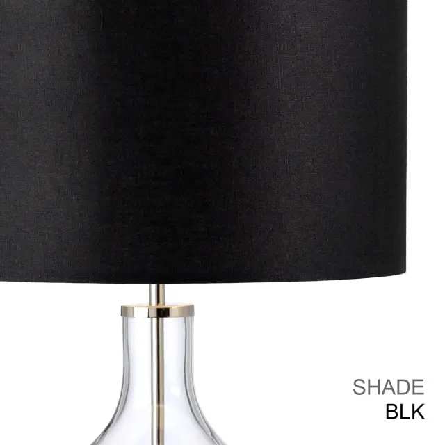 Настольная лампа Elstead Lighting ORB-CLEAR-PN-BLK — никель, ракурс 6