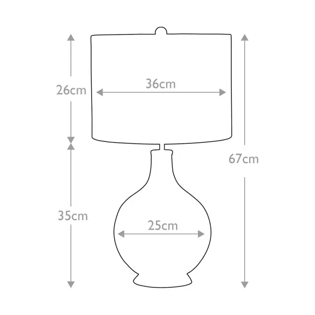 Настольная лампа Elstead Lighting ORB-CLEAR-PN-BLK — никель, ракурс 7