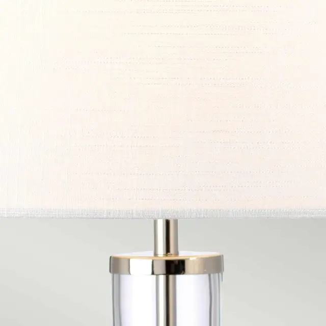 Настольная лампа Elstead Lighting ORB-CLEAR-PN-WHT — никель, ракурс 2