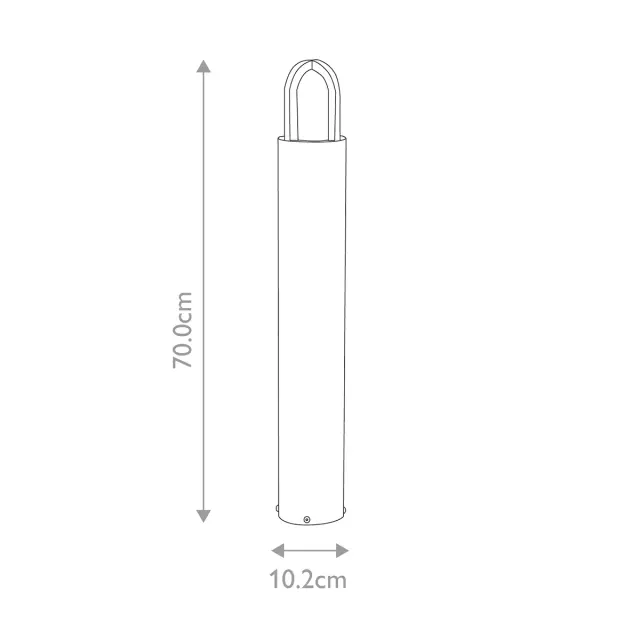 Уличный светильник Elstead Lighting PAIGNTON-B-SS — серебряный, ракурс 6