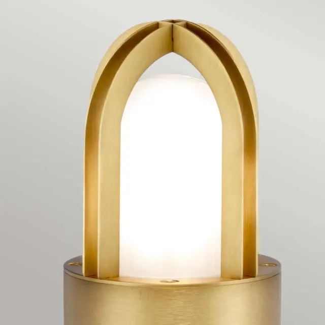 Уличный светильник Elstead Lighting PAIGNTON-MB-BRASS — латунь, ракурс 2