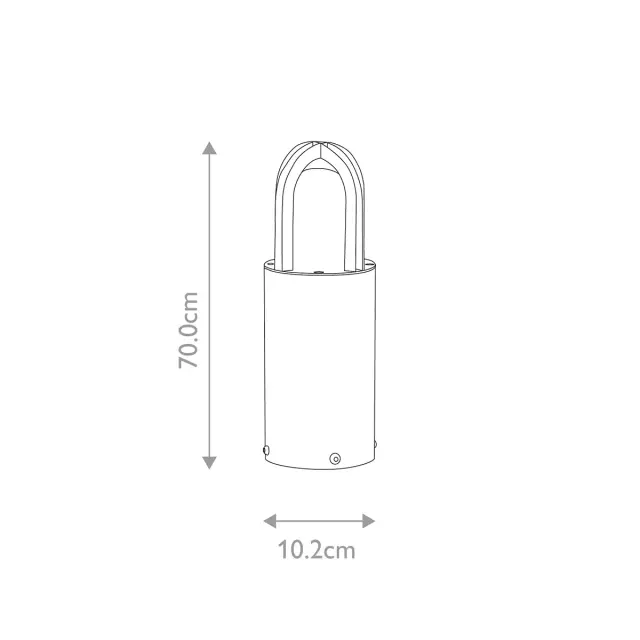Уличный светильник Elstead Lighting PAIGNTON-MB-SS — серебряный, ракурс 6