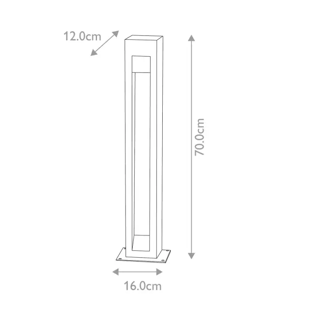 Уличный светильник Elstead Lighting PARKSTONE-BOL-A — серый, ракурс 6