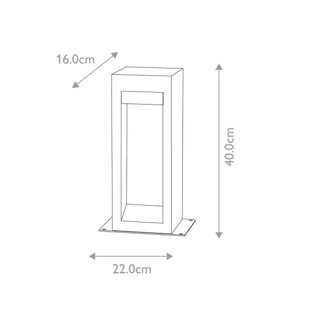 Уличный светильник Elstead Lighting PARKSTONE-BOL-B — серый, ракурс 6