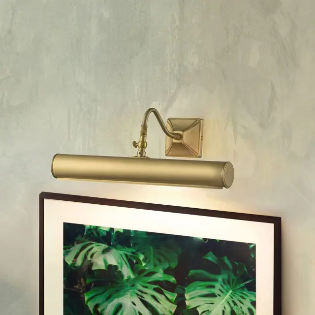 Подсветка для картин/зеркал Elstead Lighting PL1-20-BB — латунь, ракурс 6