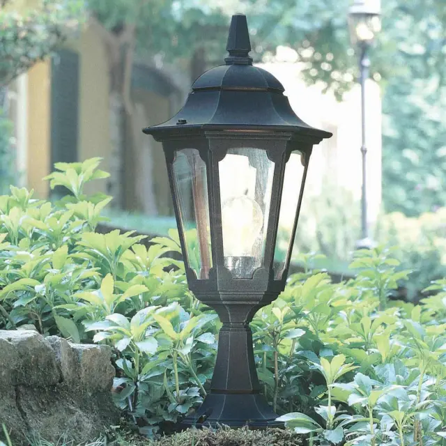 Уличный светильник Elstead Lighting PR4 BLACK — черный, ракурс 4