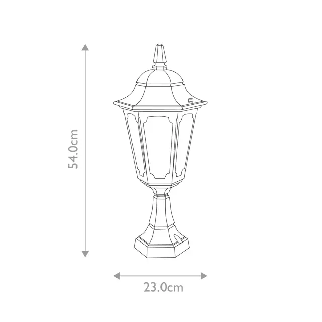 Уличный светильник Elstead Lighting PR4 BLACK — черный, ракурс 5