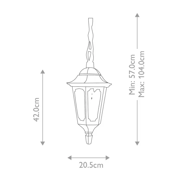 Уличный светильник Elstead Lighting PR9-BLACK — черный, ракурс 6