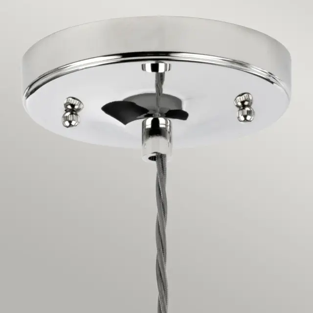 Светильник Elstead Lighting TIBER-P-CLEAR — хром, ракурс 2