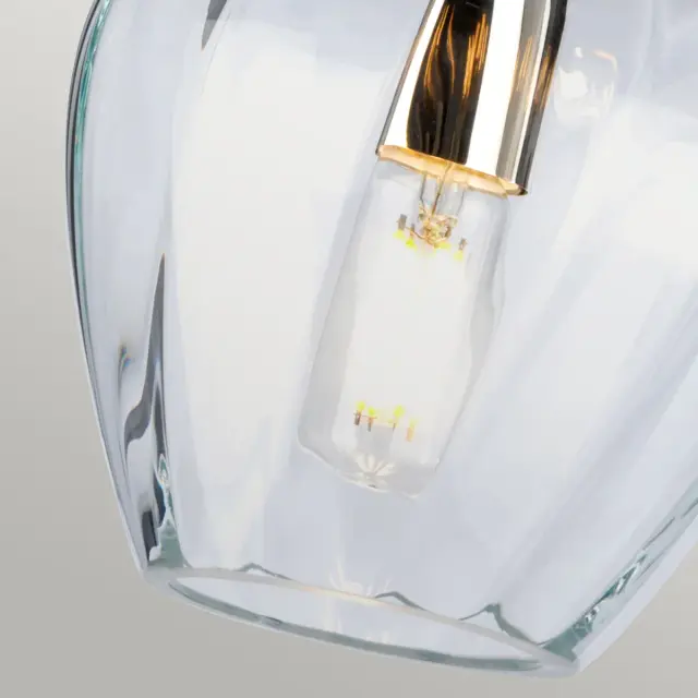 Светильник Elstead Lighting TIBER-P-CLEAR — хром, ракурс 4