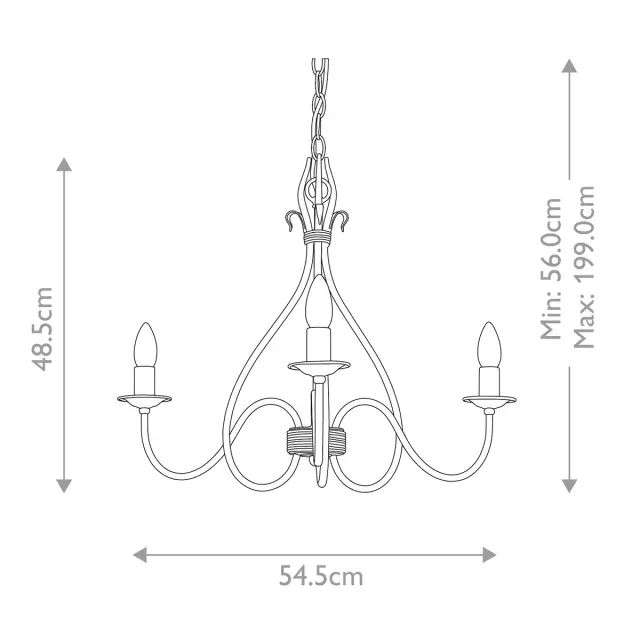 Люстра Elstead Lighting WM3 — бронза, ракурс 5