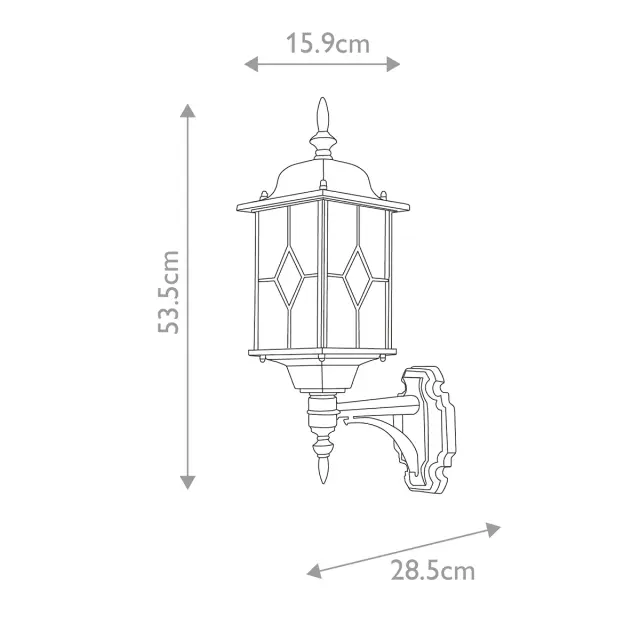 Уличный светильник Elstead Lighting WX1 — черный, ракурс 5