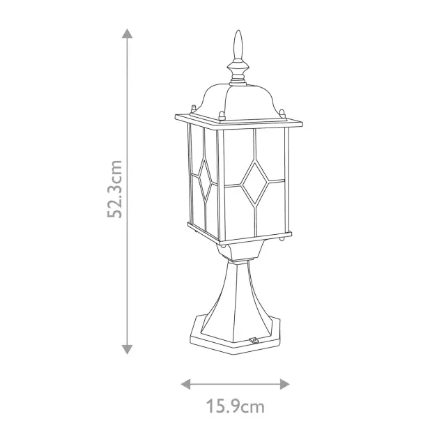 Уличный светильник Elstead Lighting WX3 — черный, ракурс 5