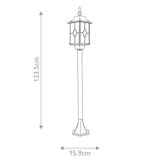 Уличный светильник Elstead Lighting WX4 — черный, ракурс 5