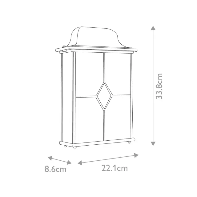 Уличный светильник Elstead Lighting WX7 — черный, ракурс 4