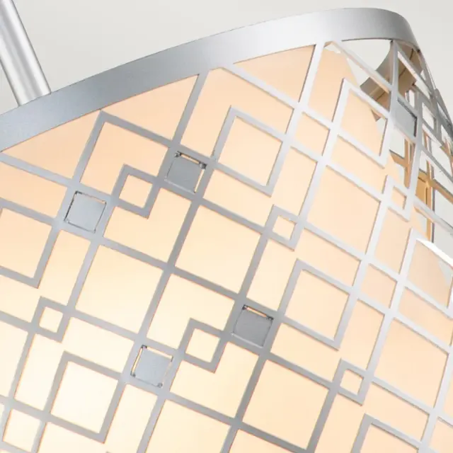 Светильник Elstead Lighting ZIGGY-1P-S-LS — серебряный, ракурс 6