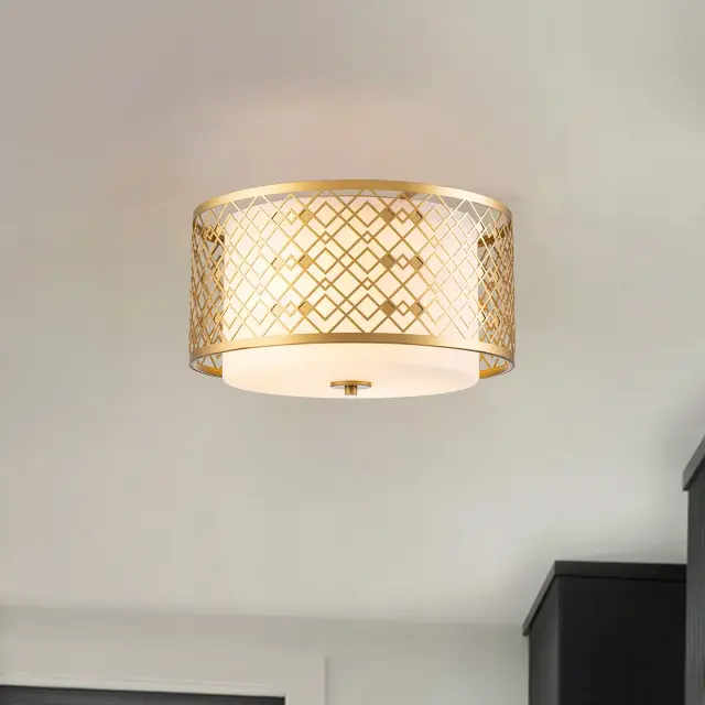 Светильник Elstead Lighting ZIGGY-F-M-LG — золотой, ракурс 6