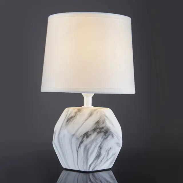 Настольная лампа Escada 10163/T White MARBLE — белый, ракурс 3