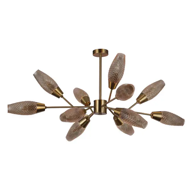 Люстра Escada 10165/12PL Copper DESIRE — медь, ракурс 2