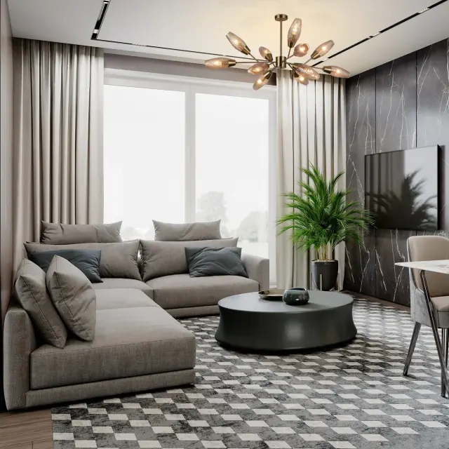 Люстра Escada 10165/12PL Copper DESIRE — медь, ракурс 5