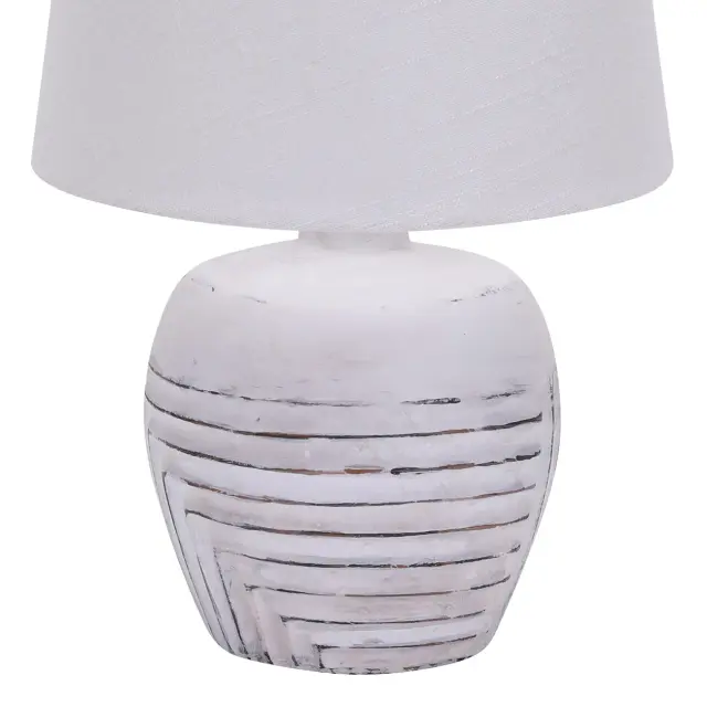 Настольная лампа Escada 10173/L White EYRENA — белый, ракурс 3