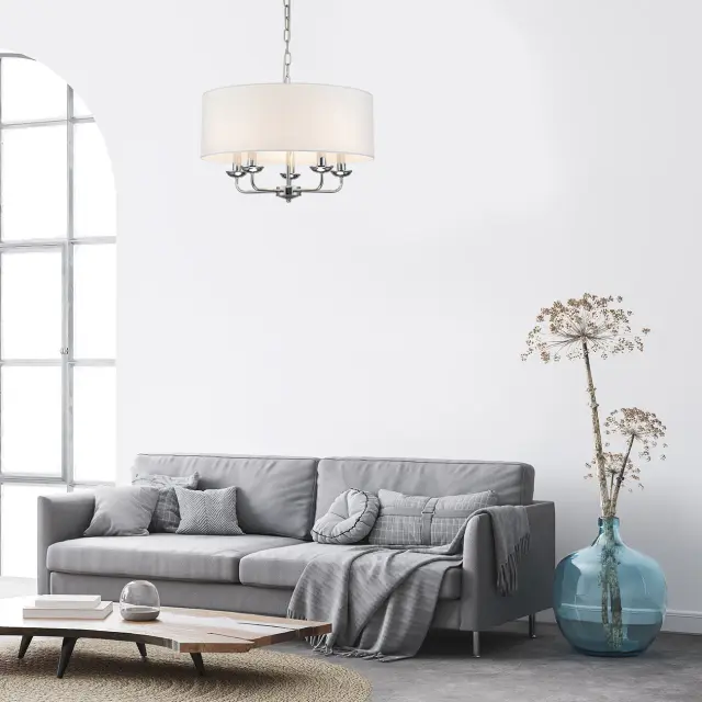 Люстра Escada 10175/5PL BOVILLA — хром, ракурс 5