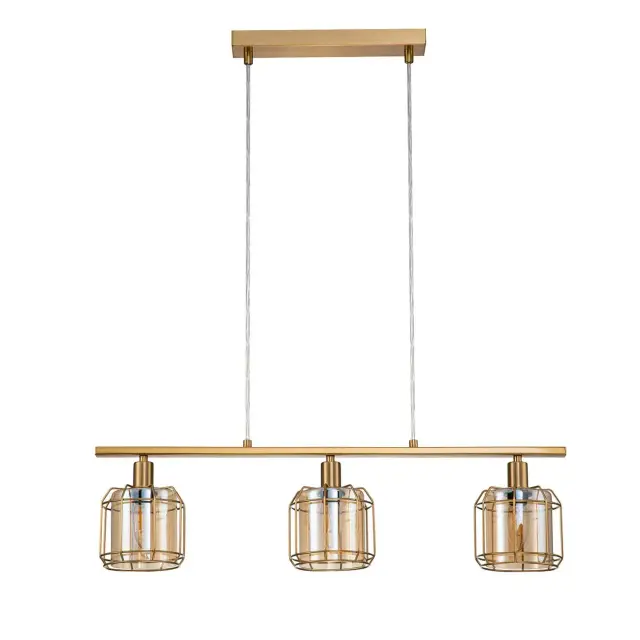 Светильник Escada 10188/3S Brass MIDLAND — бронза, ракурс 2
