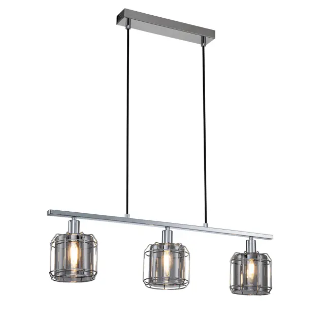Светильник Escada 10188/3S Chrome MIDLAND — хром, ракурс 3