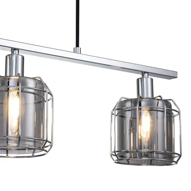 Светильник Escada 10188/3S Chrome MIDLAND — хром, ракурс 4