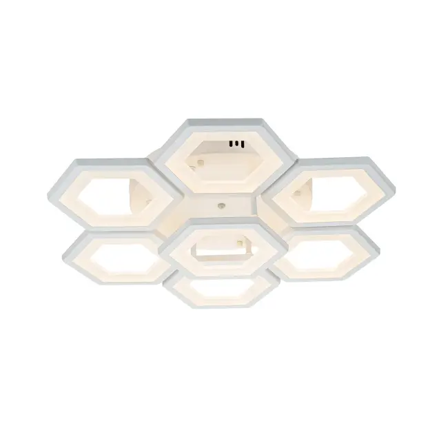 Люстра Escada 10204/7LED HEXAGON — белый, ракурс 4