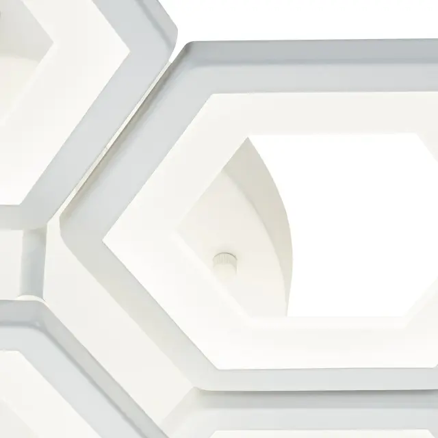 Люстра Escada 10204/7LED HEXAGON — белый, ракурс 5