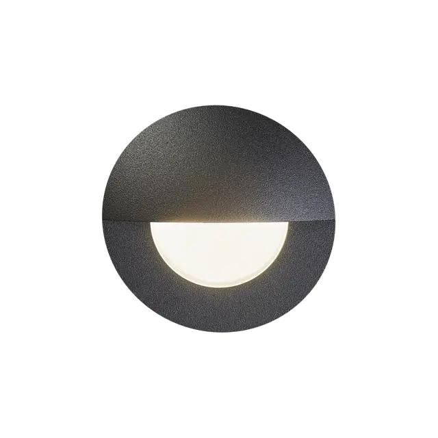 Встраиваемый в стену светильник Escada 10205/S LED STEP — черный
