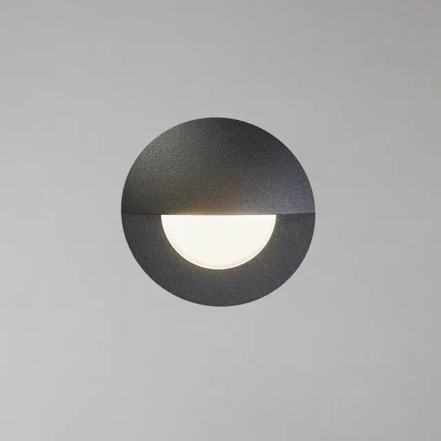 Встраиваемый в стену светильник Escada 10205/S LED STEP — черный, ракурс 7
