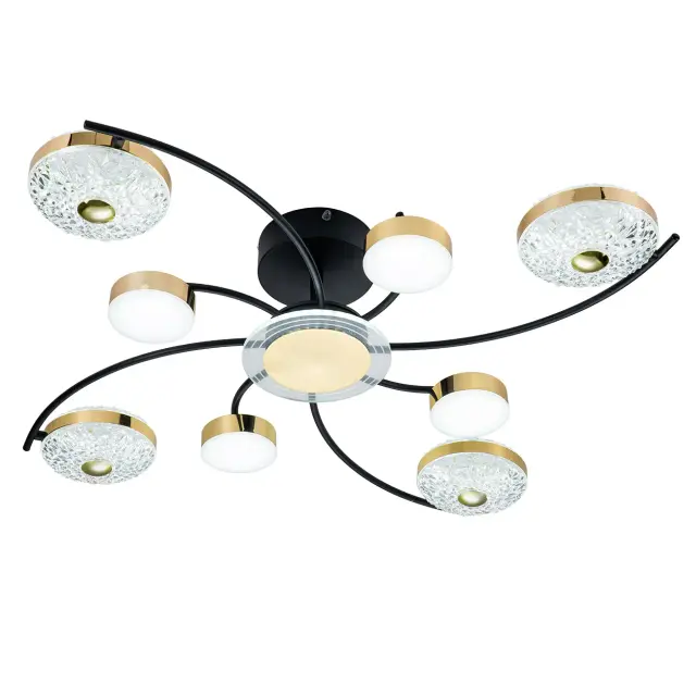 Люстра Escada 10208/8LED DIVITA — черный, ракурс 3