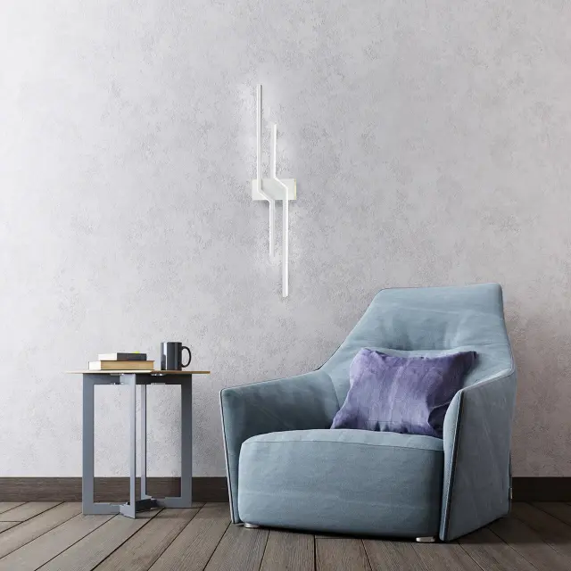 Бра Escada 10219/2LED White RAIL — белый, ракурс 5