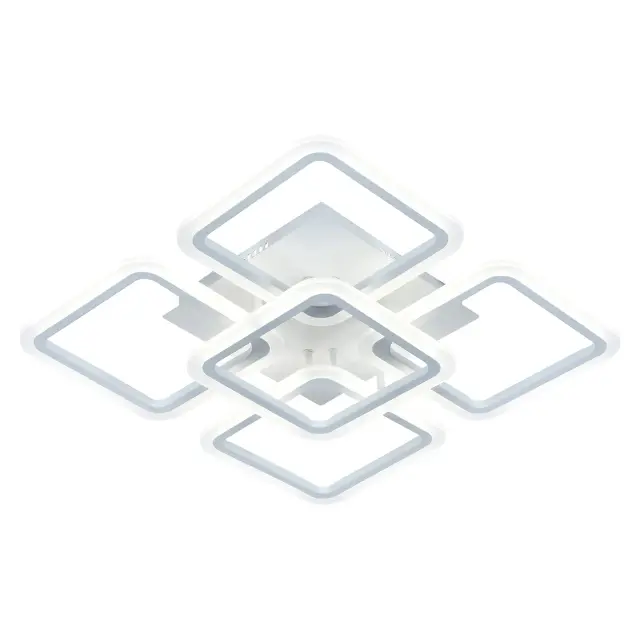 Люстра Escada 10220/5LED 98W SQUARE — белый, ракурс 3