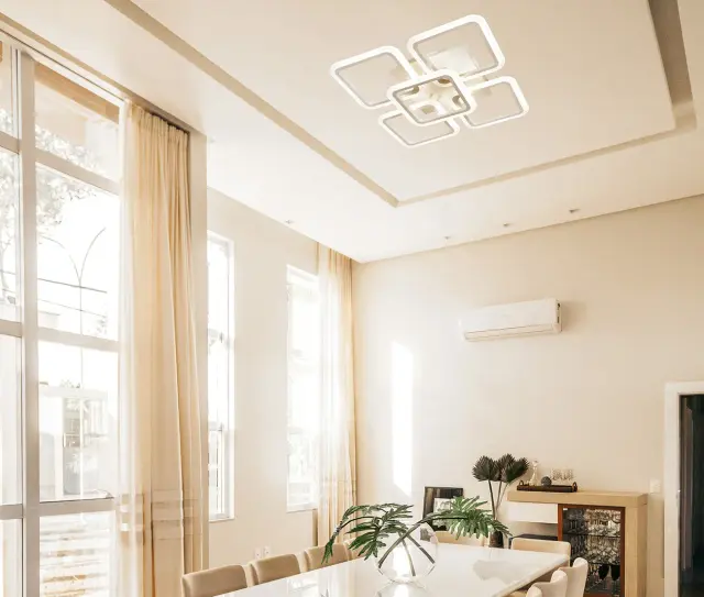 Люстра Escada 10220/5LED 98W SQUARE — белый, ракурс 4