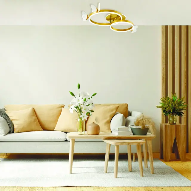 Люстра Escada 10225/2LED BL ALDANIA — золотой, ракурс 2
