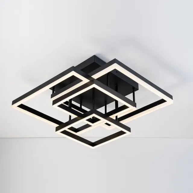 Люстра Escada 10229/4LED Black UNION — черный, ракурс 4