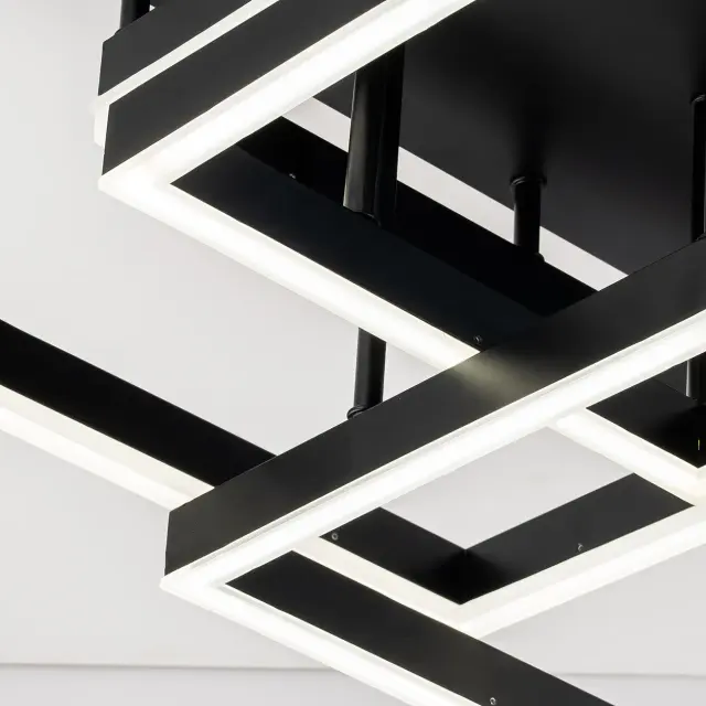Люстра Escada 10229/4LED Black UNION — черный, ракурс 5