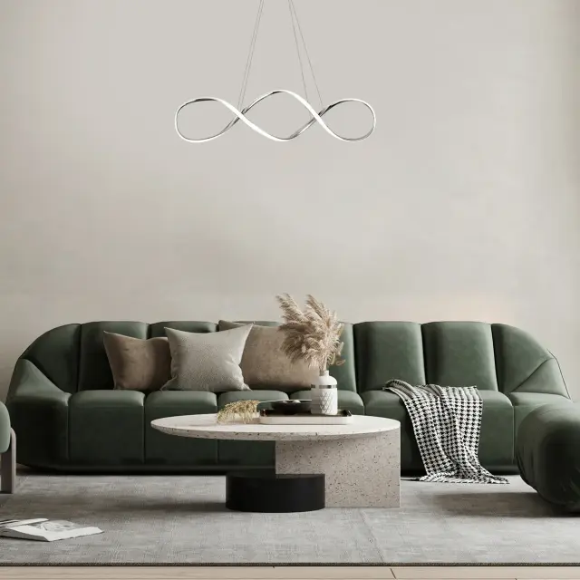 Светильник Escada 10236/1LED Chrome KNOT — хром, ракурс 6