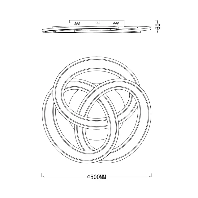 Светильник Escada 10243/3LED QUANT — белый, ракурс 7