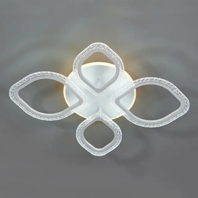 Люстра Escada 10251/4LED BL BUBBLE — белый, ракурс 3
