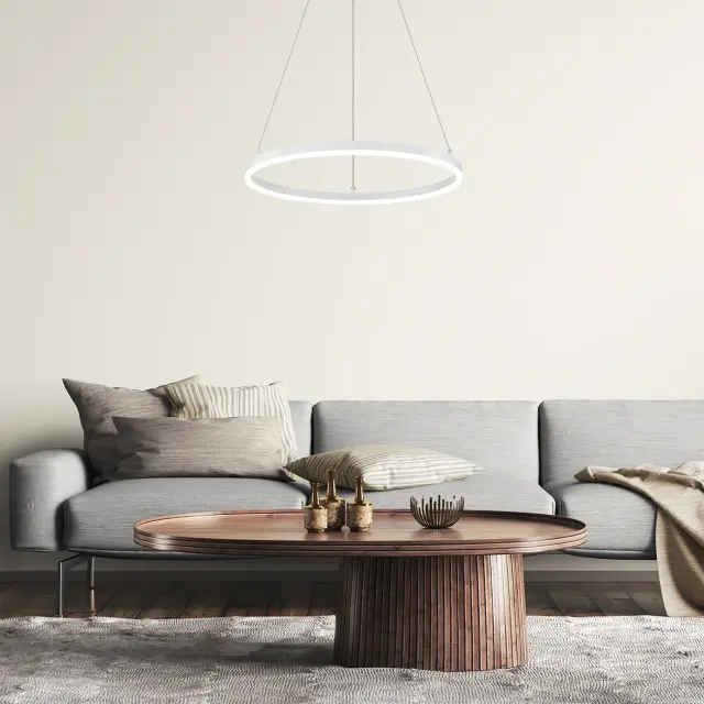 Светильник Escada 10254/1LED White APP VOID — белый, ракурс 6